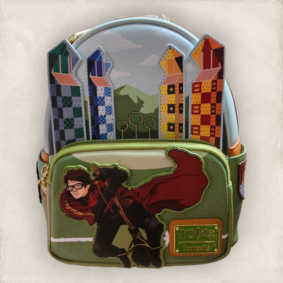 Loungefly Harry Potter Quidditch Mini Backpack - Picture 7 of 12